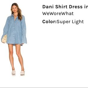 We wore what Dani shirt dress - NWT - never worn